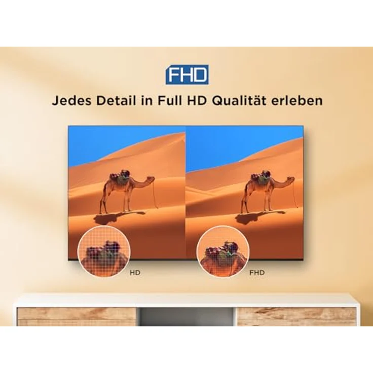 TCL 32SF540 - 32 Zoll FHD Smart Fernseher - HDR & HLG-Dolby Audio-DTS Virtual X /DTS-HD-Metall Randlos-Dual-Band Wifi 5-mit Fire OS 7 System - Schwarz – Bild 5