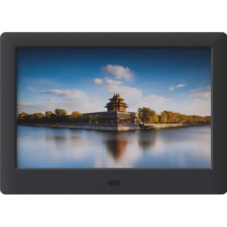 Braun Photo DigiFrame 81 Slim, 8" digitaler Bilderrahmen mit 1024 x 768 Pixel, IPS-Display, USB und SD-Karten Unterstützung, Schwarz