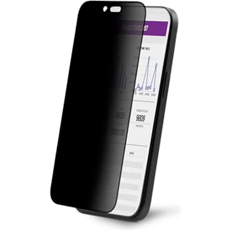 StarTech I16T1-PRIVACY-SCREEN, Displayschutzfolie für Apple iPhone 16, 4-Wege-Privatsphäre, schwarz, mit blauer Lichtreduzierung und blasenfreier Installation – Bild 1