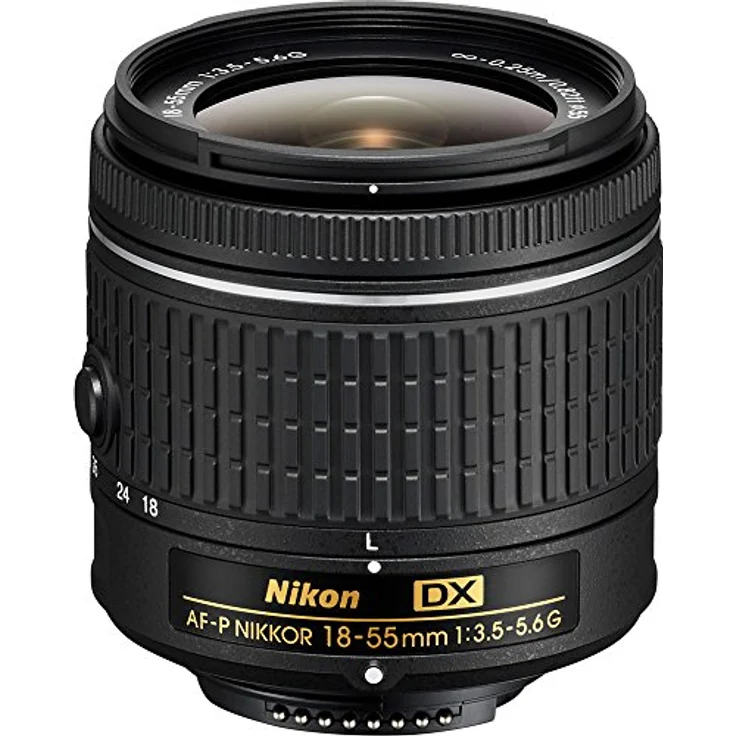 Nikon AF-P DX NIKKOR 18-55mm f/3.5-5.6G, Standard-Zoomobjektiv mit 12/9 Linsenaufbau und 7 Blendenlamellen, Schwarz – Bild 1