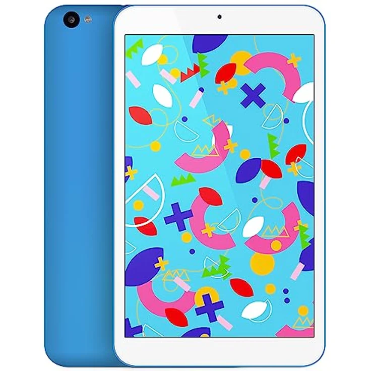 SPC Gravity 3 Mini – Tablet für Kinder mit 8" Display, Kindersicherung, 4GB RAM, 64GB erweiterbarer interner Speicher, 4.000 mAh Akku, USB-C, Android 12 – Farbe Blau – Bild 1