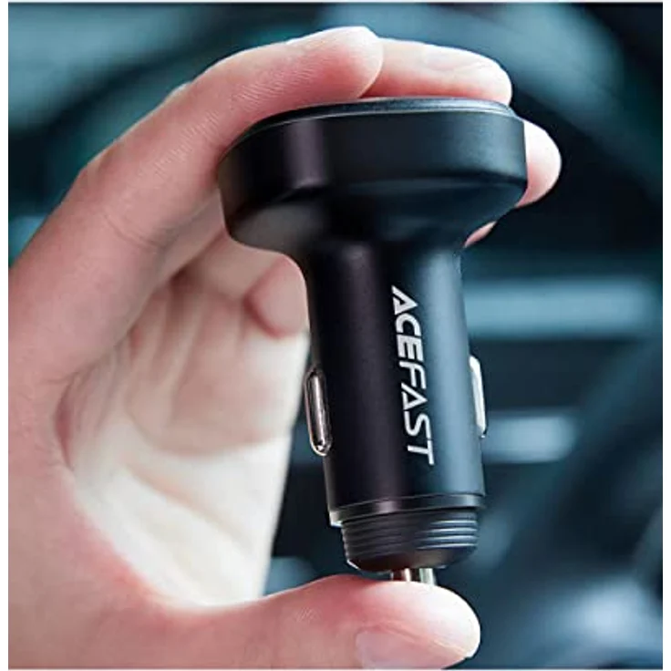 ACEFAST Kfz-Ladegerät B3, 66W, 2X USB-C + USB (schwarz) – Bild 4