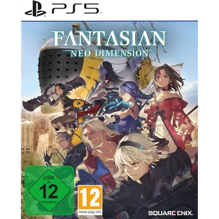 SQUARE ENIX Fantasian: Neo Dimension (PlayStation 5), rundenbasiertes Kampfsystem, englische und japanische Sprachausgabe, Dimengeon-System – Bild 1