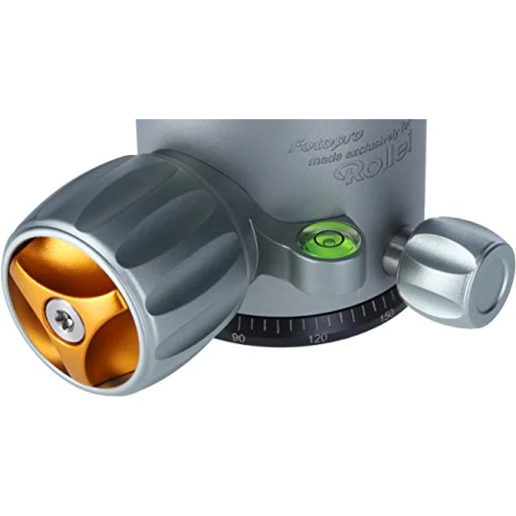 Rollei Lion Rock Stativkopf 20 - Robuster 360° Panorama Kugelkopf aus Aluminium mit Einer Belastbarkeit von bis zu 20 kg, Arca Swiss kompatibel, inkl. Schnellwechselplatte – Bild 6