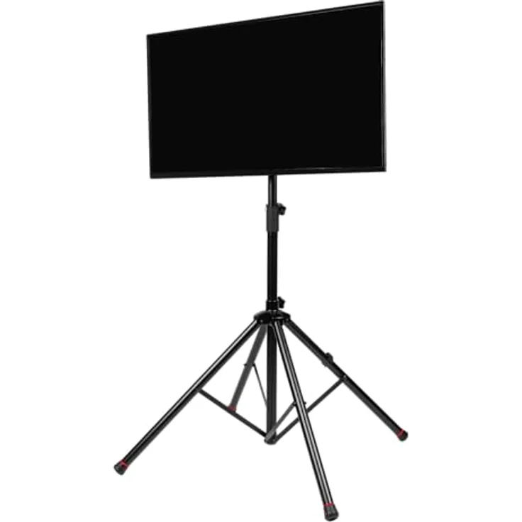 Gator Frameworks GFW-AV-LCD-15, TV-Halterung aus Stahl, schwarz, für Bildschirme bis 65 Zoll, höhenverstellbar von 1092 bis 1854 mm, universelle VESA-Halterung – Bild 2