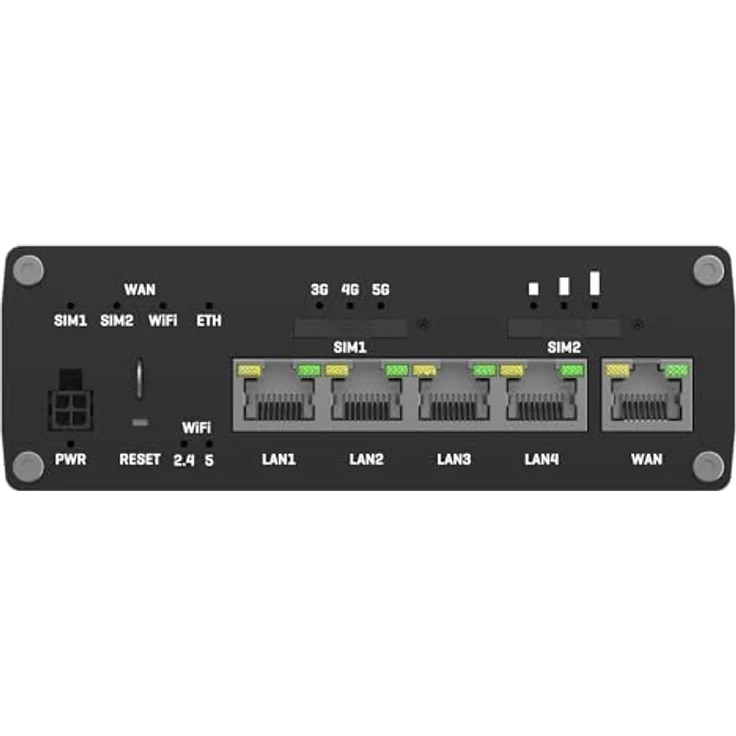 Teltonika RUTM50, Router mit Ethernet und Wi-Fi 5, Schwarz, sicher und flexibel montierbar – Bild 5