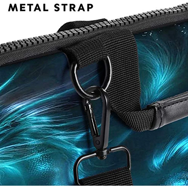 Sidorenko Laptoptasche 15/15,6 Zoll - Moderne Notebooktasche aus Canvas - Hochwertige Laptop Tasche - Schmutz- & Wasserabweisende Laptop Bag mit Zubehörfach – Bild 4