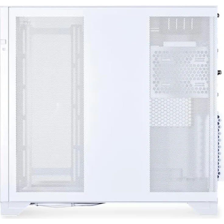 Lian Li O11 Vision PC-Gehäuse, 3-seitige randlose Glaspaneele, modular, werkzeugloses Design, Triple-Radiator-Unterstützung, Aluminium, Tower, Weiß – Bild 3