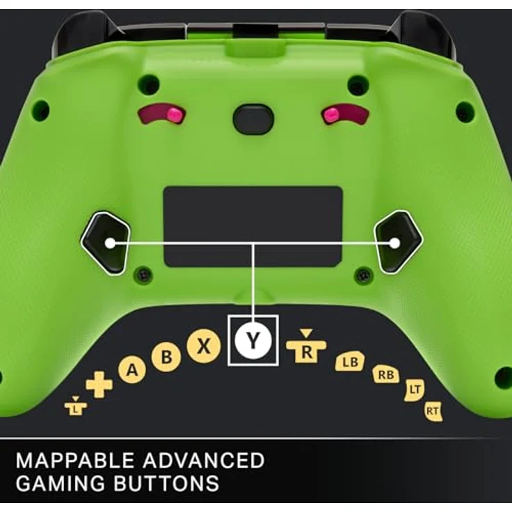 PowerA ADVANTAGE PLUS - Gaming Controller für PC und Xbox Series X/S, ergonomisch, mit 3-Meter-USB-C-Kabel, programmierbaren Tasten und anpassbaren Daumensticks, Mehrfarbig – Bild 4