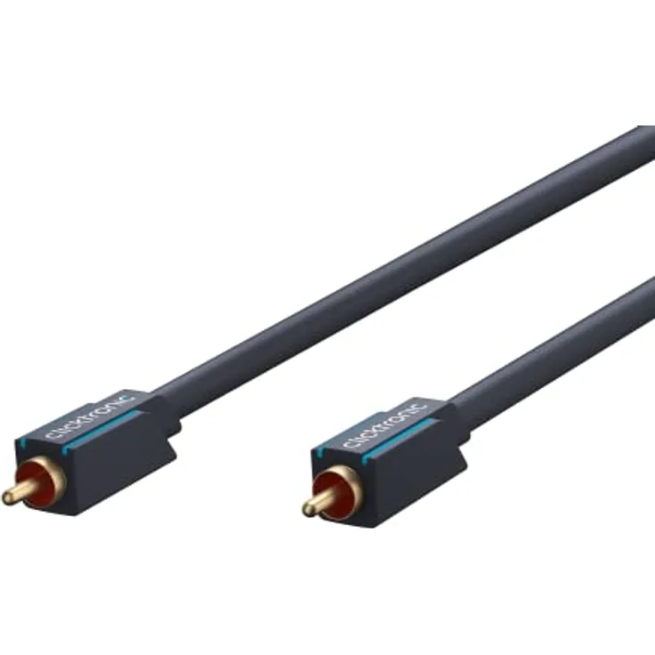 Clicktronic Casual Cinch Videokabel Cinch-Stecker / Cinch-Stecker, 1m RAL