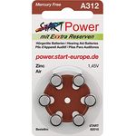 START - 60 Batterien für Hörgeräte - Typ A312-1.45V - 160mAh - PR41 82005
