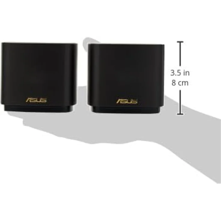 ASUS ZenWiFi AX Mini (XD4) - WLAN-System (2 Router) - bis zu 307 m² - Netz - GigE, 802.11ax - 802.11a/b/g/n/ac/ax - Dual-Band – Bild 3