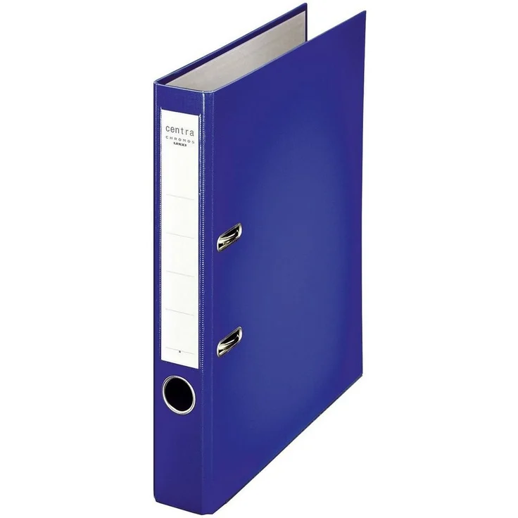 Centra Aktenordner Ordner PP Chromos - A4, 52 mm, blau mit Hebelmechanik