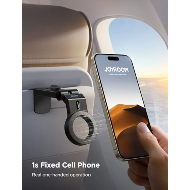 JOYROOM Flugzeug-Handyhalterung, freihändig mit 20 MagSafe-Magneten, 360° schwenkbar, kompakt und faltbar, für iPhone 17 Pro Max 16 15 14 13 12 – Bild 2