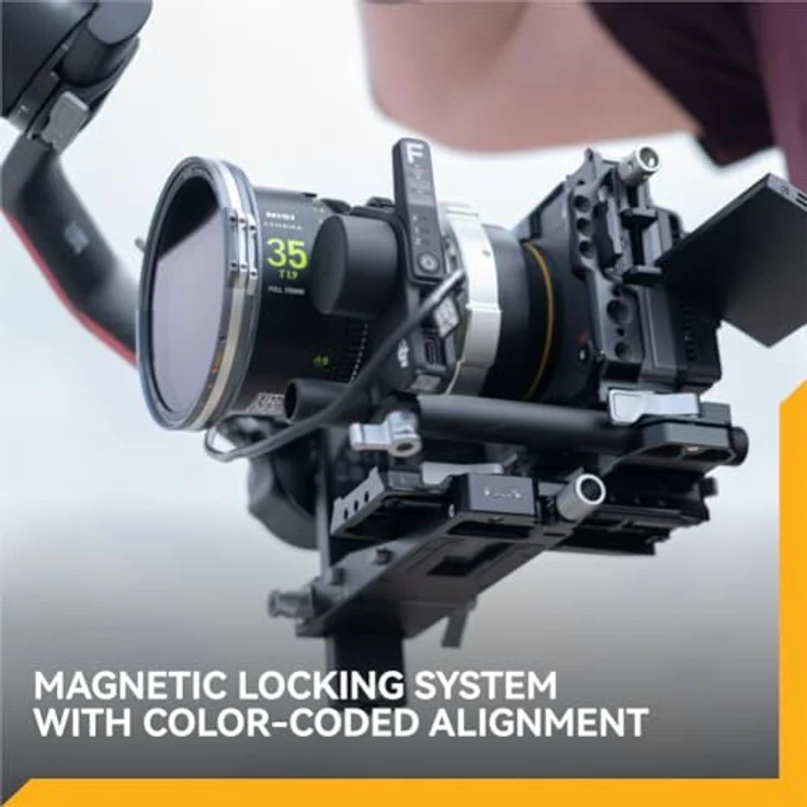 NiSi JetMag Pro VND Flex Kit (82MAG), Variabler ND-Filter mit 1-5 Blendenstufen und integriertem Pol-Filter, inkl. Magnet Adapterringe und Aufbewahrungstasche – Bild 5