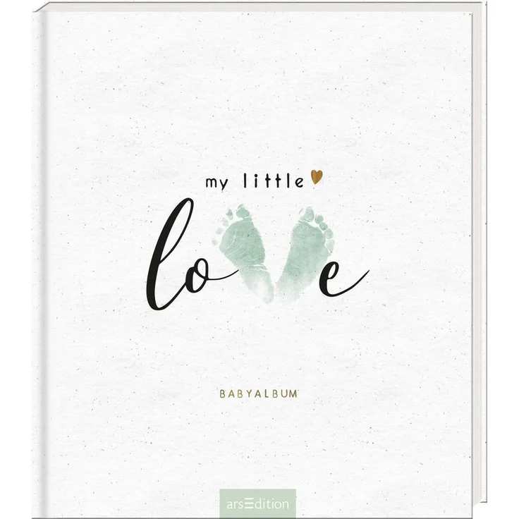 Ars Edition Fotoalbum Babyalbum. My little love, Hardcoverbuch mit 80 Seiten, liebevolles Design, perfektes Geschenk zur Geburt – Bild 1