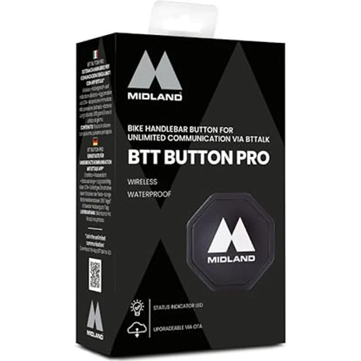 Midland Bluetooth-Sendetaste C1238.01, Lenker Fernbedienung mit LED Statusanzeige für BT Talk App – Bild 3
