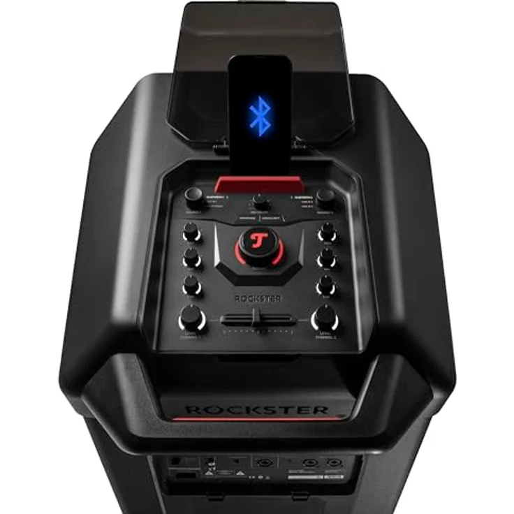 Teufel ROCKSTER 2, Mobiles Bluetooth Lautsprechersystem mit 440 W, 380 mm Tieftöner, über 15 Std. Akkulaufzeit, Schnellladefunktion, IPX2-zertifiziert, mit Rollen – Bild 3