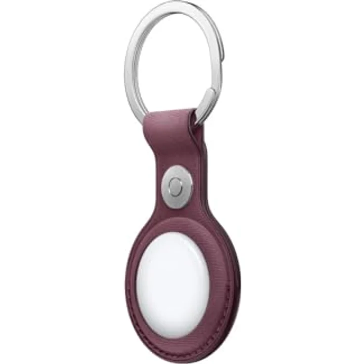 Apple AirTag Feingewebe Schlüsselanhänger – Mulberry ​​​​​​​ – Bild 2