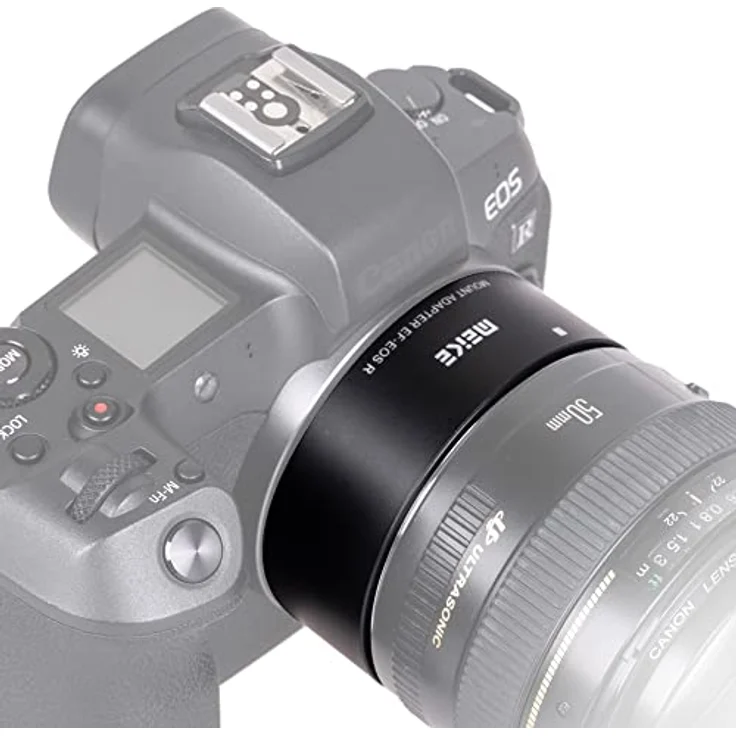 ayex MK-EFTR-A Objektivadapter AF Autofokus Adapter Passend für Canon EF/EF-S Objektive Kompatibel mit Canon EOS R Mount Systemkameras, hochwertige Verarbeitung, optimierte Bildstabilisierung – Bild 2
