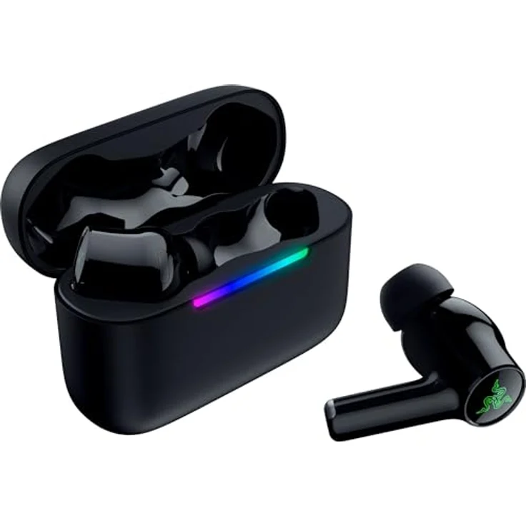 RAZER Hammerhead V3 X Hyperspeed, In-ear Kopfhörer mit Bluetooth 5.3, IPX4 Wasserabweisung, bis zu 35 Stunden Akkulaufzeit, schwarz – Bild 1