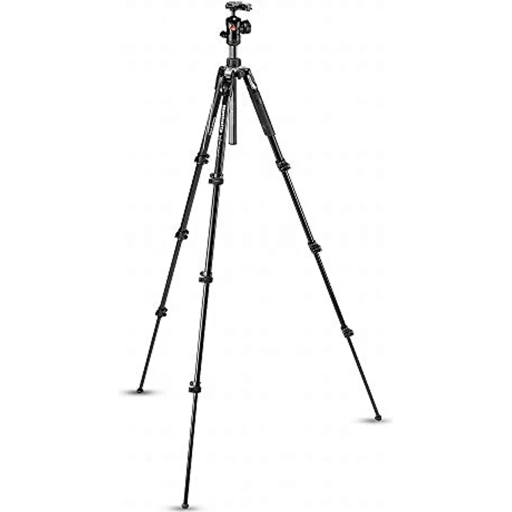 Manfrotto MKBFRLA4BK-BH Befree Advanced Alu Reisestativ QPL (Klemmverschluss) mit Kugelkopf, inkl.Tasche (für Canon, Nikon, Sony, DSLR, CSC, Spiegellose Kamera, Traglast), Klemmverschluss-schwarz – Bild 4