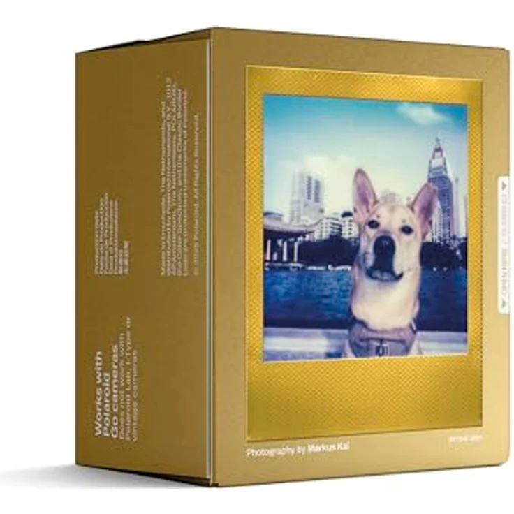 Polaroid Go Farbfilm – Goldrahmen Doppelpack mit 16 farbigen Sofortfotos, kompatibel mit Polaroid Go-Kamera – Bild 4