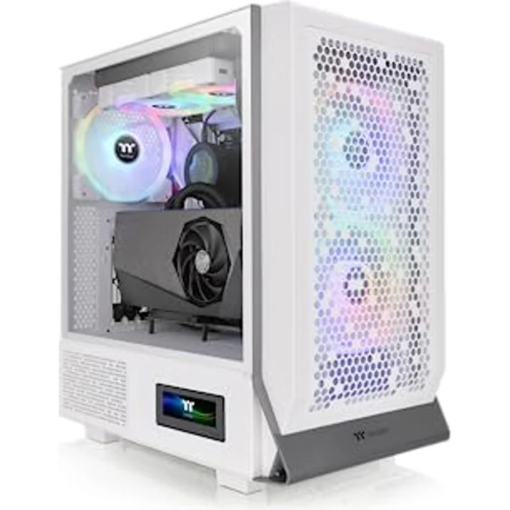 Thermaltake Ceres 300 TG ARGB, Mid Tower Chassis, White – Bild 1