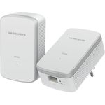 Mercusys MP300 KIT AV600 Powerline Adapter Set, WLAN 600 Mbit/s, Gigabit-Port, Plug & Play, Energiesparfunktion, kompatibel mit HomePlug AV/AV2