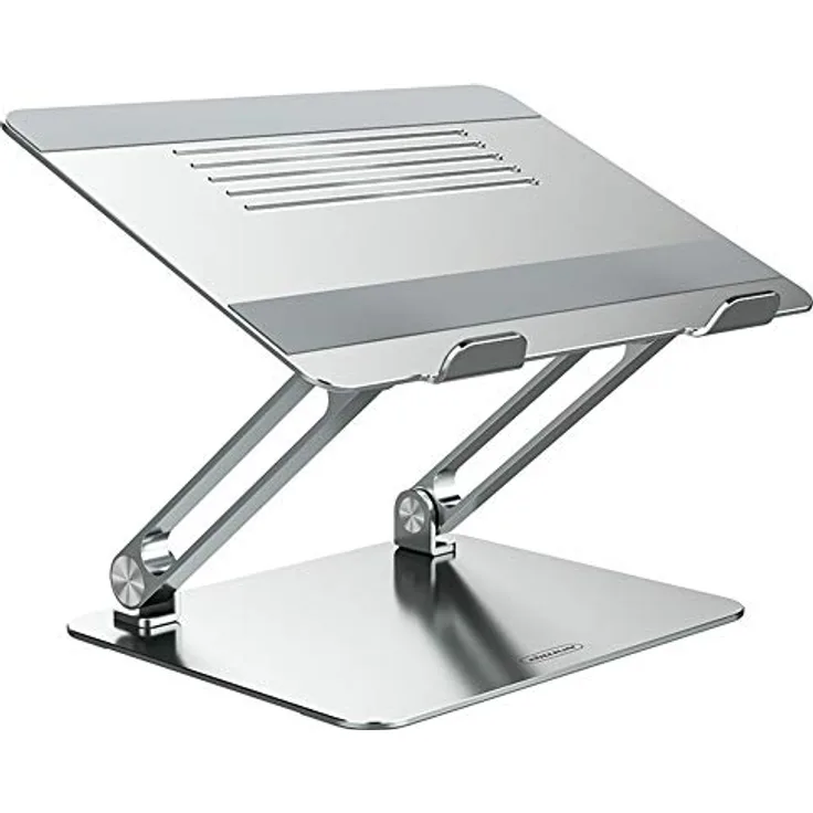 Nillkin Laptop-Ständer, verstellbare Aluminium-Tischhalterung für MacBook und andere Notebooks, ergonomisches Design, Silikon-Pads, schwarz