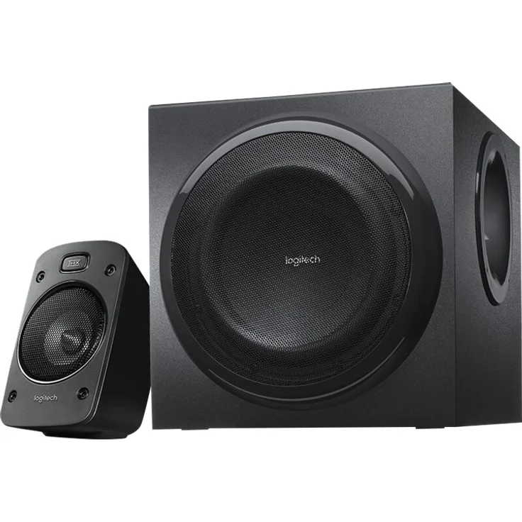Logitech Z906 5.1 Sound System, Lautsprecher mit 1000 Watt Surround Sound, THX, Mehrere Audio-Eingänge, Fernbedienung, Multi-Device, EU Stecker, PC-PS4-Xbox-Stereo-Anlage-TV-Smartphone-Tablet – Bild 7