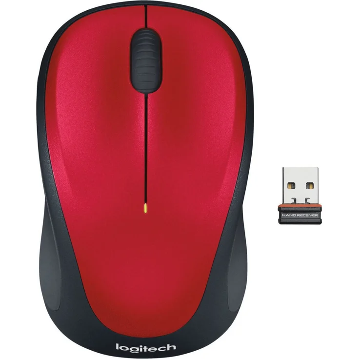 Logitech M235 Wireless Mouse rot (910-002497) – Bild 5