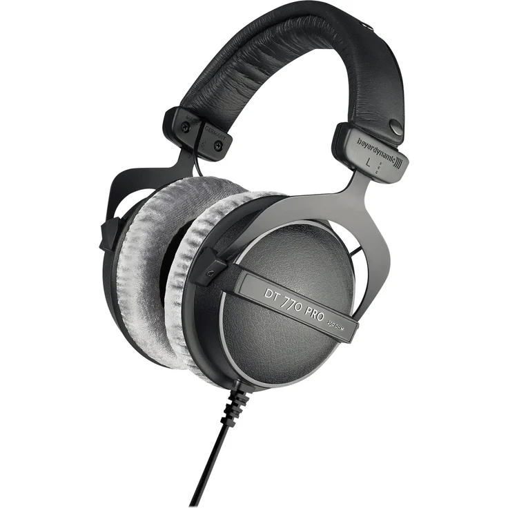 beyerdynamic DT 770 PRO 250 Ohm Over-Ear-Studiokopfhörer in schwarz. Geschlossene Bauweise, kabelgebunden für Studioanwendung ideal zum Abmischen im Studio – Bild 2