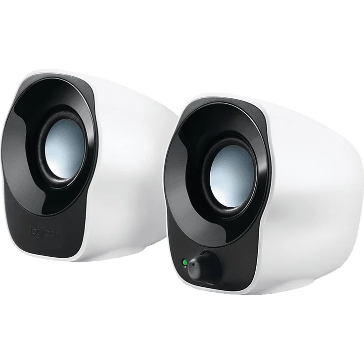 Logitech Z120 Notebook-Lautsprecher 2.0 (mit 3,5 mm USB-Stromversorgung) schwarz-silver – Bild 10