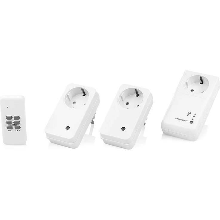 Smartwares Smarthome WLAN Funkzentrale + 2x Steckdosen (Amazon Alexa kompatibel), erweiterbar/Steuerung via App iOS & Android (SH5-SET-GW) – Bild 2