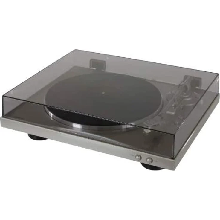 Denon DP-300 F Vollautomatischer Plattenspieler (Riemenantrieb, integrierter Vorverstärker) premium silber – Bild 2