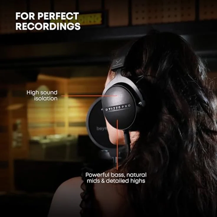 beyerdynamic DT 1770 PRO MKII Premium-Tesla-Studiokophörer (geschlossen) - Made in Germany, TESLA.45-Treiber, exzellenter Tragekomfort – Bild 5