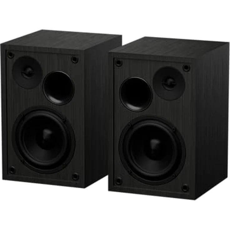 Genesis Arsen 302BT, Bluetooth Lautsprecher 2.0 mit 20W RMS, MDF Holzgehäuse, Bassreflex, Höhen- & Lautstärkeregler, AUX Line-In, Schwarz – Bild 2