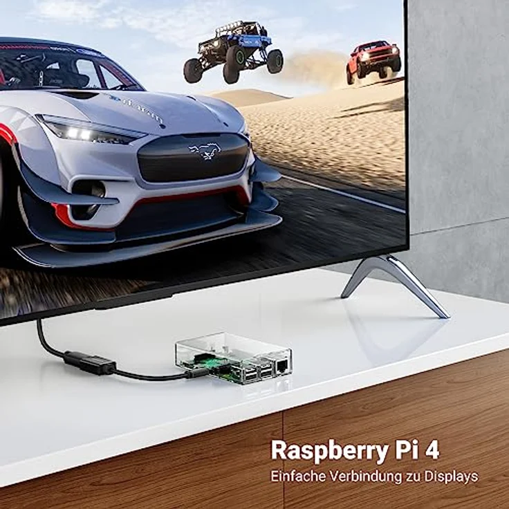 UGREEN Micro HDMI Adapterkabel Micro HDMI auf HDMI 1080P 3D 4k typ d auf typ a hdmi verlängerungskabel mit Ethernet vergoldete Kontakte unterstützt für Gopro 20cm Schwarz – Bild 4