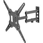 VISION Dsply Wall Arm VESA (Wand, 60", 20 kg), TV Wandhalterung, Schwarz