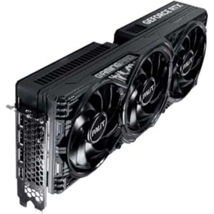 Palit RTX 5080 GamingPro OC 16GB GDDR7 Grafikkarte PCI-Express - ARGB Akzente, TurboFan 4.0, Dual-BIOS, schwarz – Bild 5