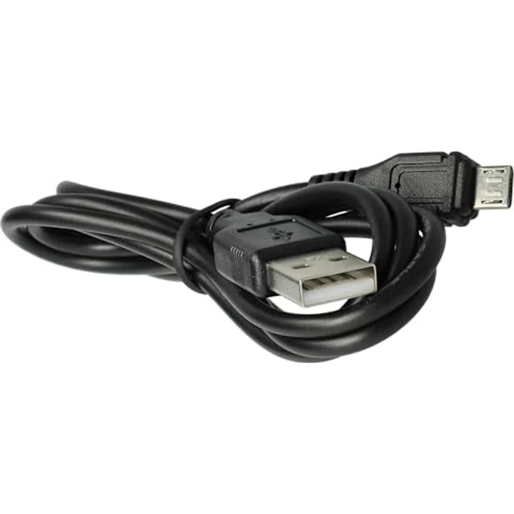 vhbw USB-A auf Micro-USB Kabel, 100 cm schwarz, kompatibel mit Sony Cybershot DSC-HX90, DSC-QX10, DSC-HX90V, DSC-QX100, DSC-HX80, Daten- & Ladekabel – Bild 9