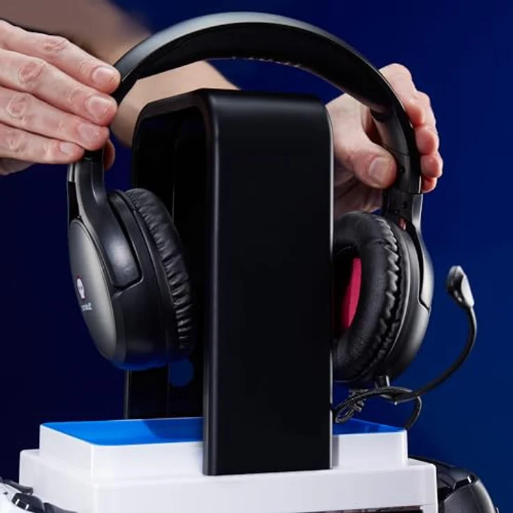 Numskull Gaming Locker Zubehör Ständer, Organizer für 10 Spiele mit Kopfhörerhalter, Numskull Logo – Bild 5