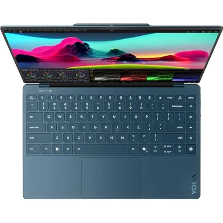 Lenovo Yoga Slim 9 AI Laptop | 14" 4K WQUXGA OLED Display | Intel Core Ultra 7 258V | 32GB RAM | 1TB SSD | Intel Arc Grafik | Windows 11 Home | QWERTZ | Tidal Teal – Bild 4