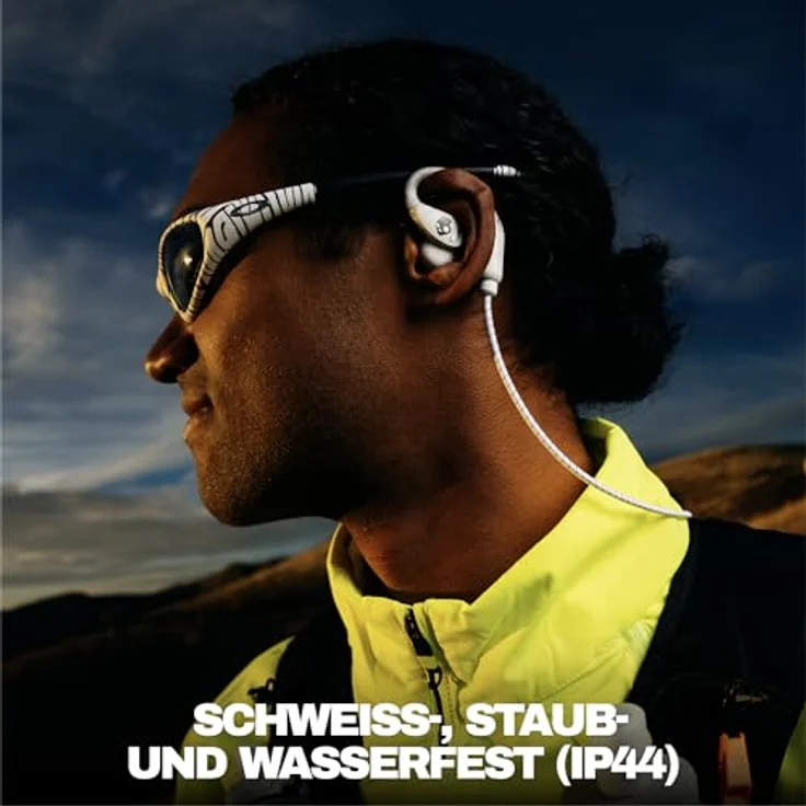 Skullcandy Push 540, Drahtlose Bluetooth Open-Ear-Ohrhörer mit 42 Stunden Akkulaufzeit, Farbe: Weiß – Bild 4
