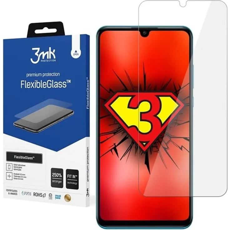 3mk FlexibleGlass™ Displayschutzfolie für Huawei P30 Lite, bruchsicher und kratzfest
