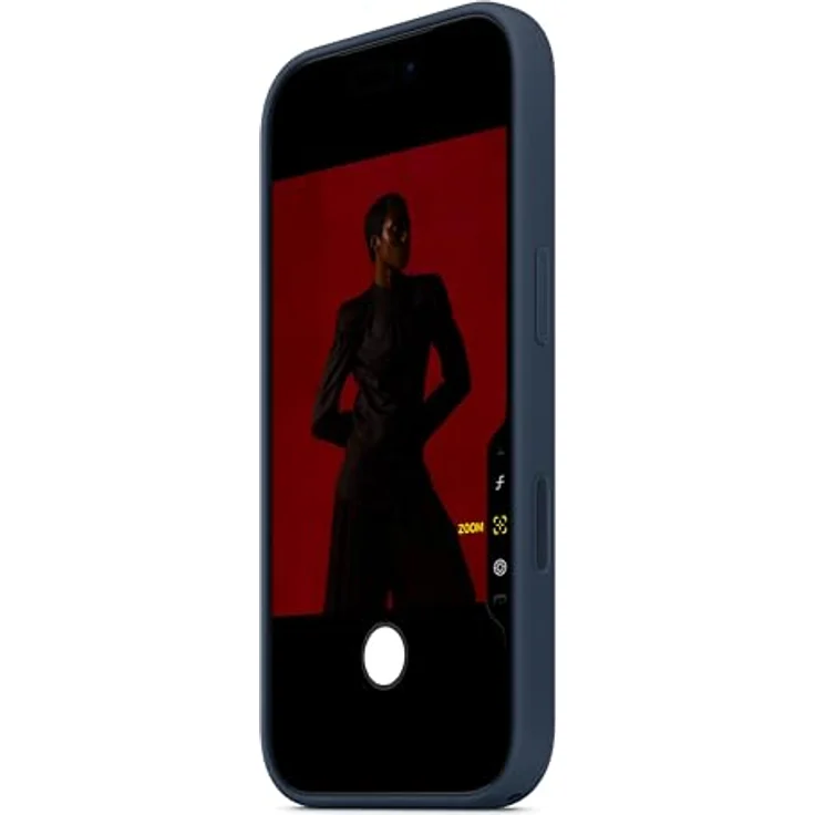 Apple iPhone 17 Pro Silikon Case mit MagSafe, mit recyceltem Material und Mikrofaserfutter, Mitternacht – Bild 4