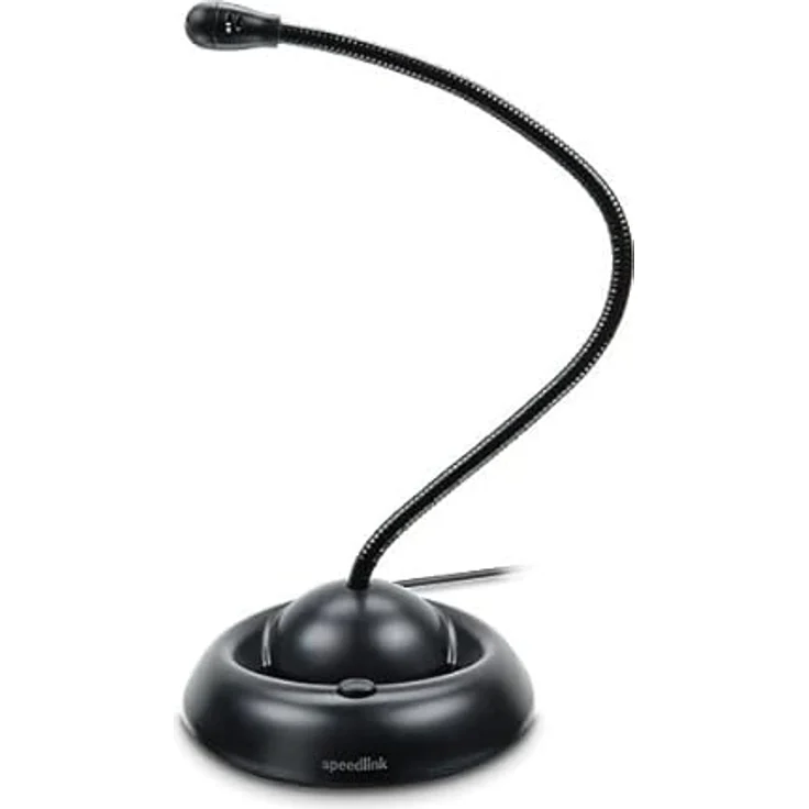 Speedlink LUCENT USB flexibles Desktop-Mikrofon – flexibler Mikrofonhals, einfache Installation, schwarz – Bild 4