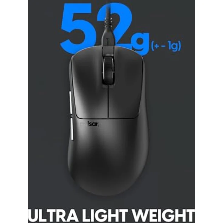 Pulsar Gaming Gears Xlite v3 Wired Gaming-Maus, Ergonomisches Design für Rechtslenker, Schwarz – Bild 3