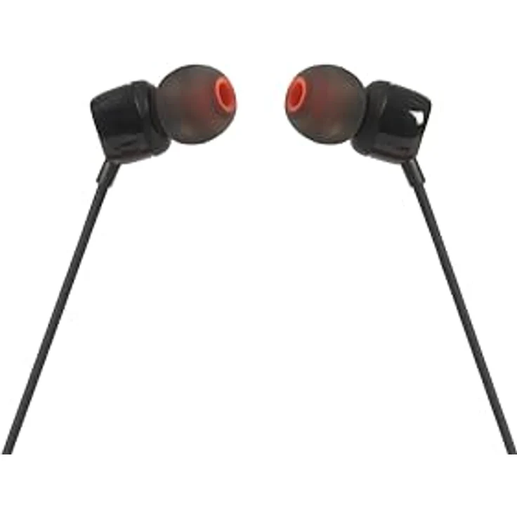 JBL Tune 110BT, In-Ear-Kopfhörer mit Freisprechfunktion, A2DP Bluetooth, ergonomisches Nackenbügeldesign, schwarze Ausführung – Bild 2